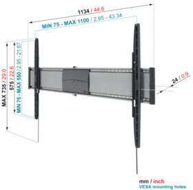Vogels EFW 8405 LCD LED Plasma wandsteun SuperFlat XL
