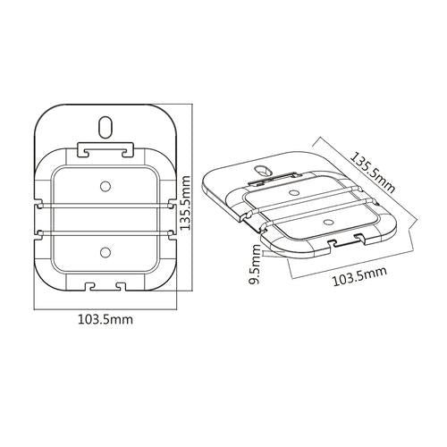 Apple TV/Mediabox beugel