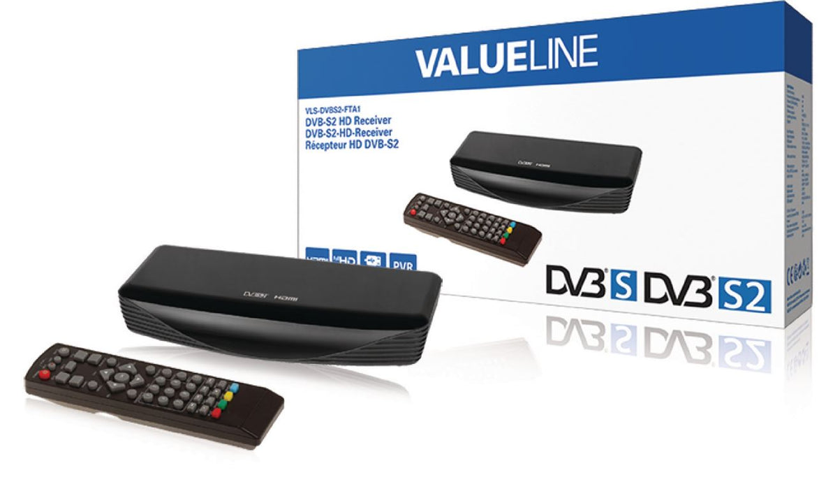 Valueline Full HD DVB-S2 Ontvanger 1080p