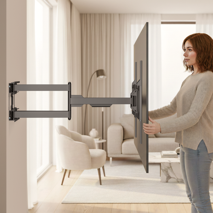Ultra Heavy-Duty TV Muurbeugel tot 140 inch | Full Motion | 125 kg | VESA 1200x900