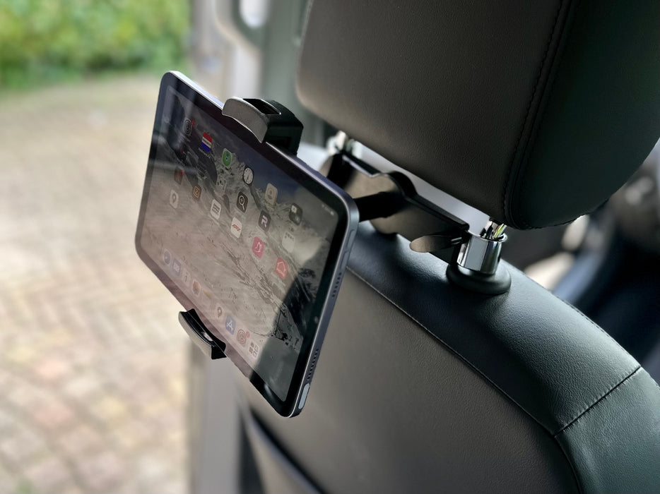 Wolff Mount Autotablet houder voor aan de hoofdsteun tot 224mm |Universeel |Tablet en iPad