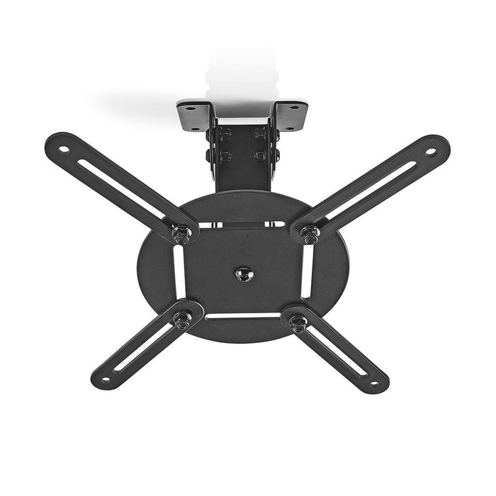 Plafondbeugel voor Projector | 360° Draaibaar | Max. 10 kg | Afstand tot de plafond van 130 mm | Zwart