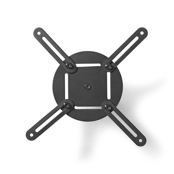 Plafondbeugel voor Projector | 360° Draaibaar | Max. 10 kg | Afstand tot de plafond van 130 mm | Zwart