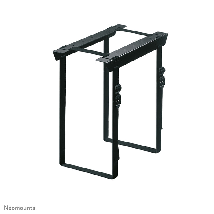 Neomounts CPU-D025 zwart is een steun waarmee u een PC of thin client aan het bureau bevestigt.