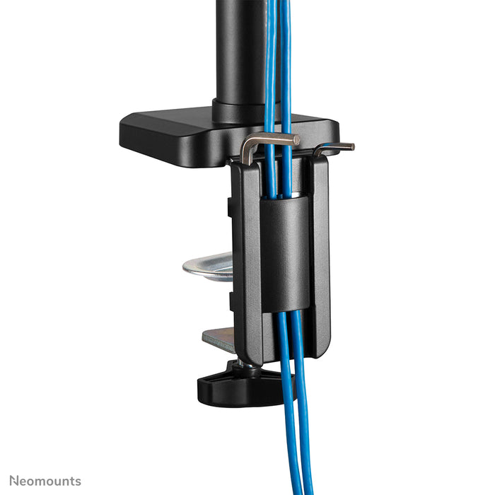 Neomounts DS70-750BL1 full motion monitor bureausteun voor 17-27 inch schermen - Zwart