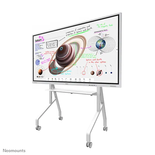 Neomounts Mobiele Vloersteun FL50-525WH1 | Geschikt voor 55-86" Schermen | Wit