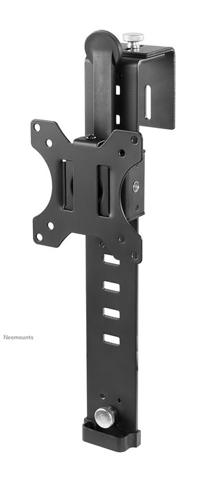 Neomounts FPMA-CH100 zwart is een bureausteun die over een scheidingswand gehangen worden voor flat screens t/m 30 inch.