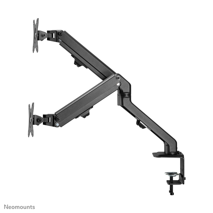 Neomounts FPMA-D650D zwart is een full motion bureausteun voor schermen t/m 27 (69 cm).