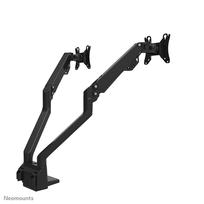 Neomounts FPMA-D750D zwart is een bureausteun met gasveer voor flat screens t/m 32 inch (81 cm).