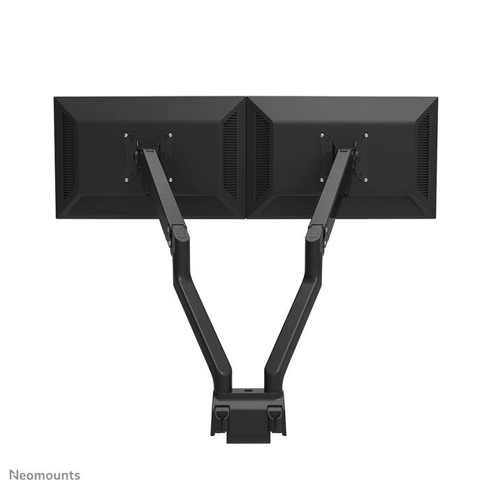 Neomounts FPMA-D750D zwart is een bureausteun met gasveer voor flat screens t/m 32 inch (81 cm).