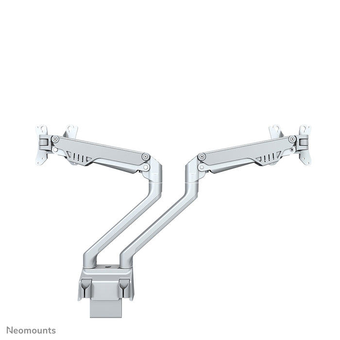 Neomounts FPMA-D750D zilver is een bureausteun met gasveer voor flat screens t/m 32 inch (81 cm).