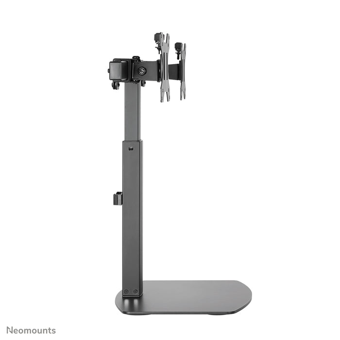 Neomounts FPMA-D865D zwart is een bureausteun voor twee flat screens t/m 27 inch (69 cm).