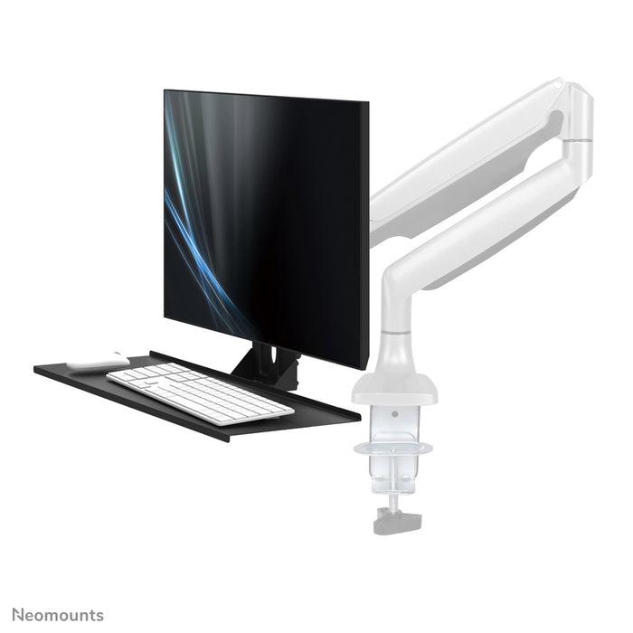Neomounts KEYB-V200black is een toetsenbord- en muishouder.