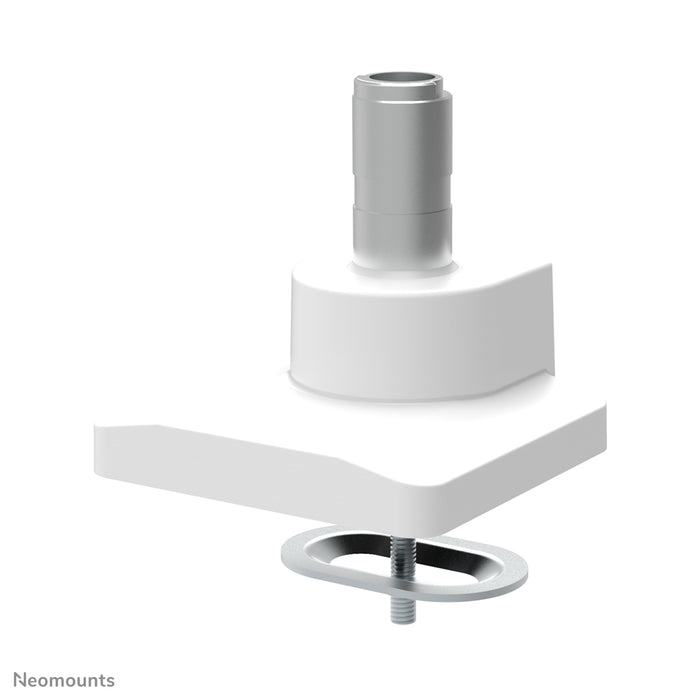 Neomounts NM-D775DX wit is een gasgeveerde bureausteun met crossbar en hendel voor flat screens t/m 32 inch (81 cm).