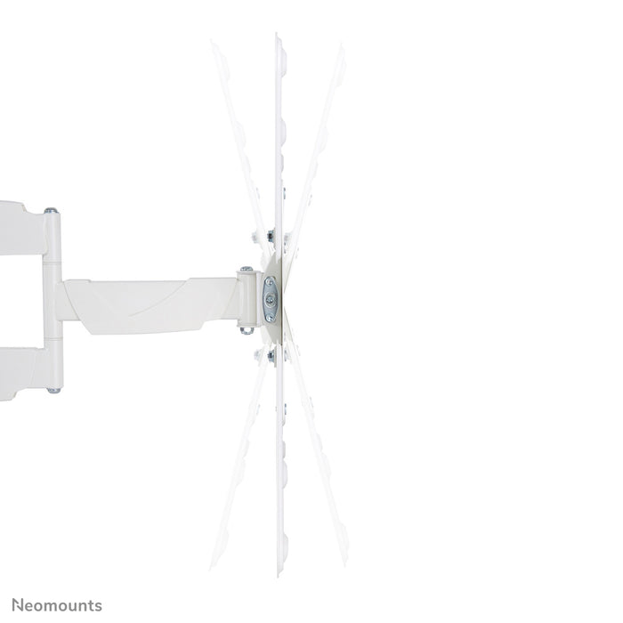 Neomounts NM-W440 wit is een wandsteun met 3 draaipunten voor flat screens t/m 55 inch (140 cm).