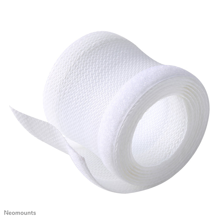 Neomounts NS-CS200 wit is een flexibele kabelsok (Lengte: 200 cm, Breedte 8.5 cm) - Wit