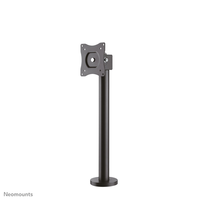 Neomounts NS-DPOS100 zwart is een bureausteun met 1 draaipunt voor flat screens t/m 32 inch.