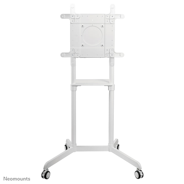 Neomounts NS-M1250 wit is een verrijdbaar meubel voor flat screens t/m 70 inch (178 cm). Incl. laptop plateau - Wit