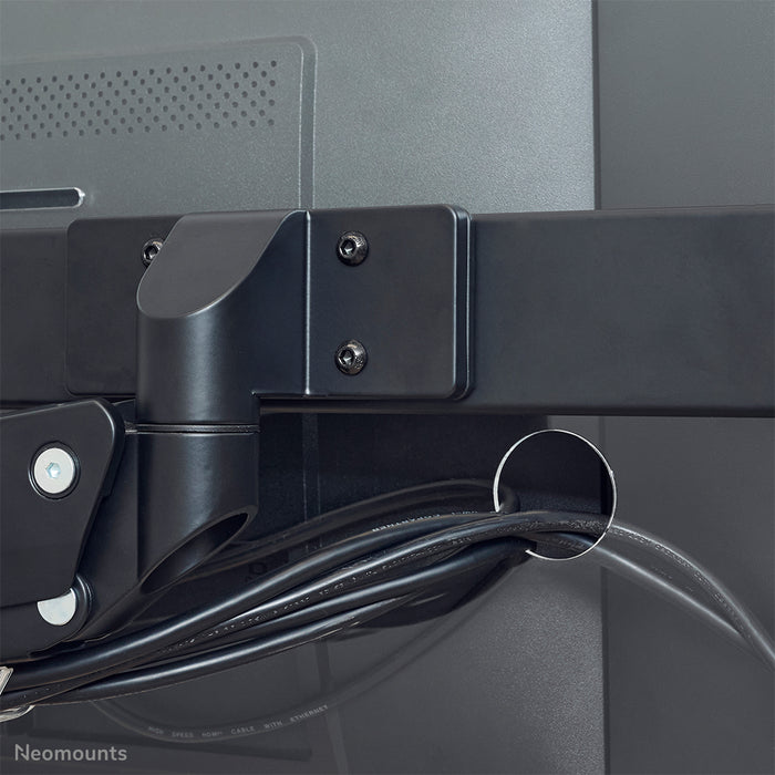 Neomounts NS-PLXPROTECT2 is een transparant scherm t.b.v. 2 flat screens en biedt afstandsbescherming op de werkvloer - Transparant acrylaat, 100% recyclebaar | PLXPROTECT van is geregistreerd als EU-Design patent |