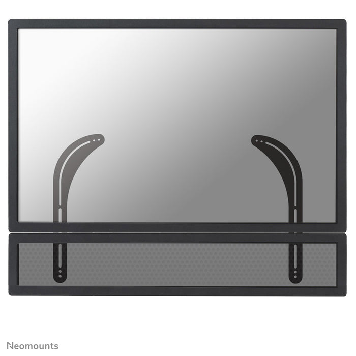 Neomounts soundbarsteun, model NS-SB100, is ideaal voor het monteren van een soundbar onder flat screen TV's.