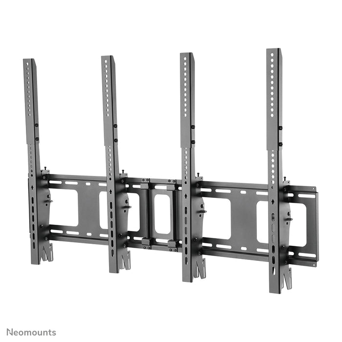 Neomounts NS-WMB200P zwart is een menu board wandsteun voor de verticale montage van schermen tot 52 inch (132 cm).