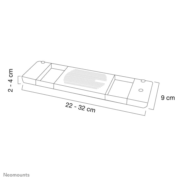 Neomounts NSLC200 is een notebookkoeler waarmee u een laptop met 15 graden koelt.