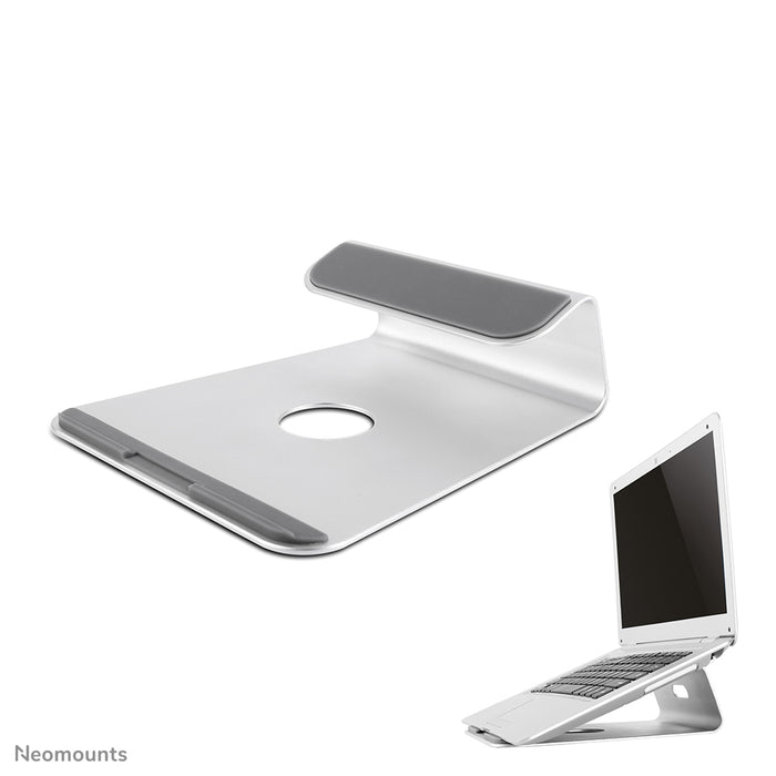 Neomounts NSLS025 is een universele bureausteun voor een notebook of tablet.