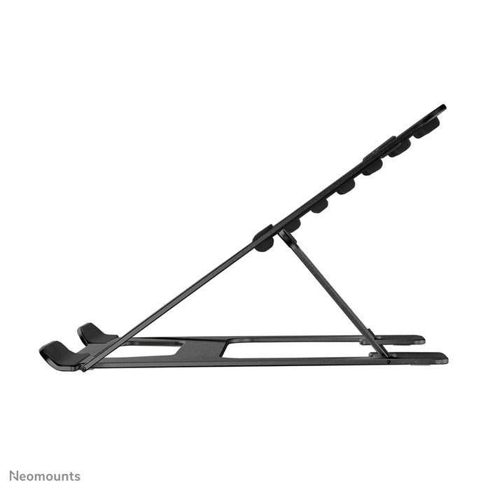 Neomounts NSLS085 zwart opvouwbare laptop standaard voor laptops tot 17 inch - Zwart