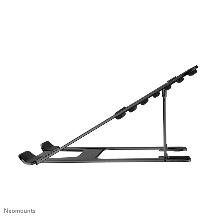 Neomounts NSLS085 zwart opvouwbare laptop standaard voor laptops tot 17 inch - Zwart