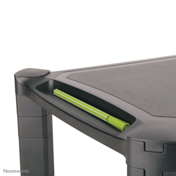 Neomounts NSMONITOR20 is een verhoger voor een monitor of laptop.