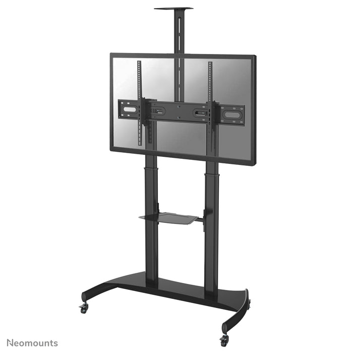 Neomounts PLASMA-M1950E is een verrijdbaar meubel voor flat screens t/m 100 inch (254 cm). Incl. laptop plateau.