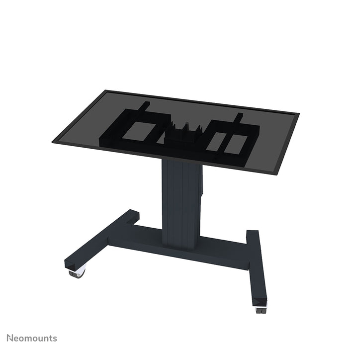 Neomounts PLASMA-M2550T zwart is een elektrisch in hoogte verstelbare en kantelbare trolley voor flat screens t/m 100 inch (254 cm).