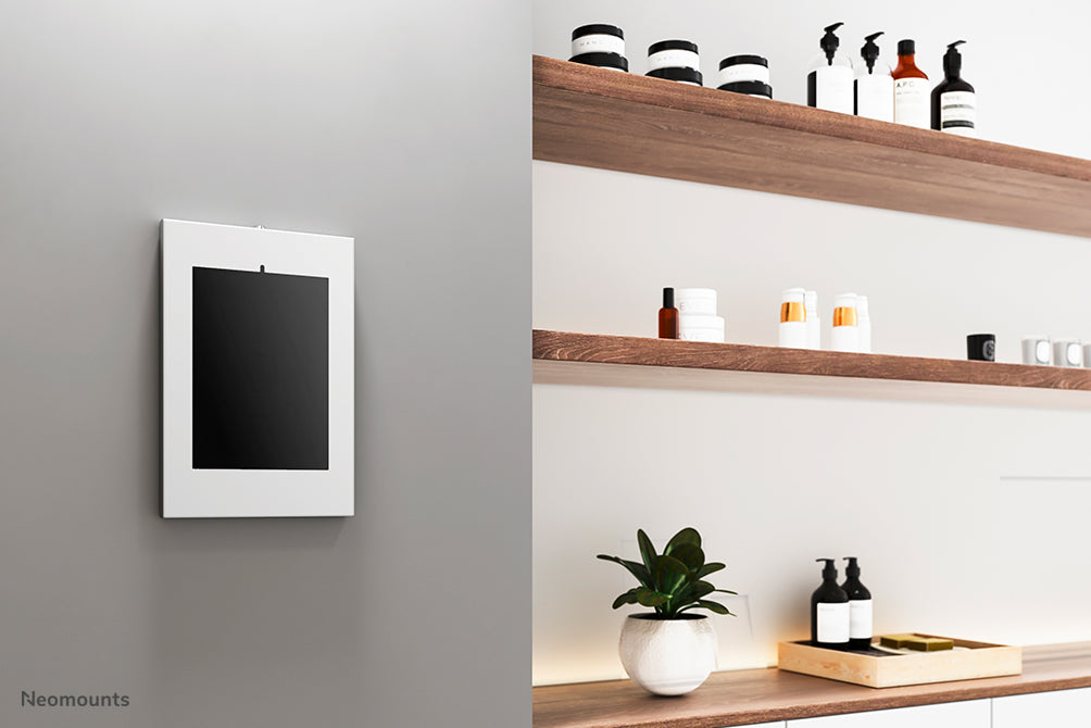 Neomounts WL15-650WH1 wand tablethouder voor 9,7-11 inch tablets - Wit