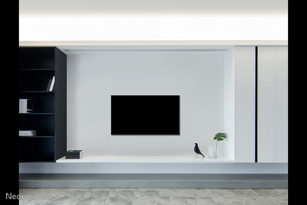 Neomounts WL30-550BL12 vlakke wandsteun voor 24-55 inch schermen - Zwart