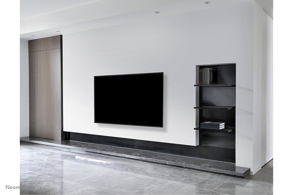 Neomounts WL30-550BL14 vlakke wandsteun voor 32-65 inch schermen - Zwart