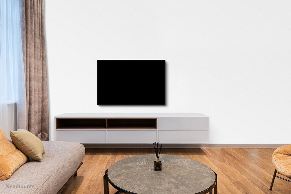 Neomounts WL30S-850BL12 vlakke wandsteun voor 24-55 inch schermen - Zwart