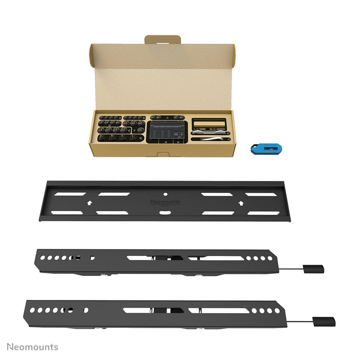 Neomounts WL30S-850BL14 vlakke wandsteun voor 32-65 inch schermen - Zwart