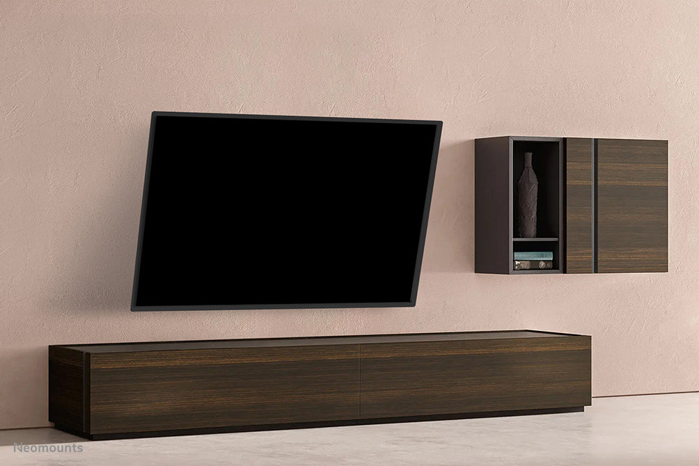 Neomounts WL35-550BL18 kantelbare wandsteun voor 43-86 inch schermen - Zwart