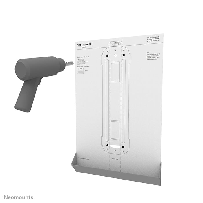 Neomounts WL40S-850BL12 full motion wandsteun voor 32-55 inch schermen - Zwart