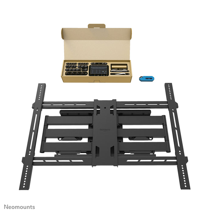 Neomounts WL40S-950BL18 full motion wandsteun voor 55-110 inch schermen - Zwart