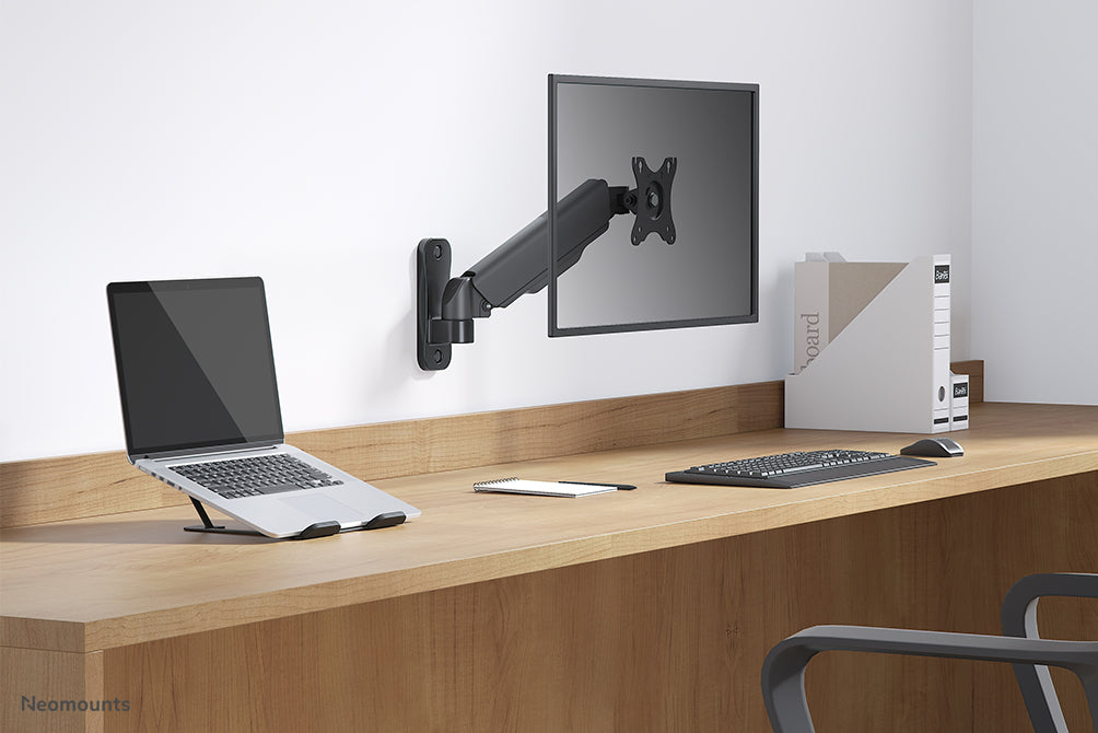 Neomounts WL70-440BL11 full motion wandsteun voor 17-32 inch schermen - Zwart