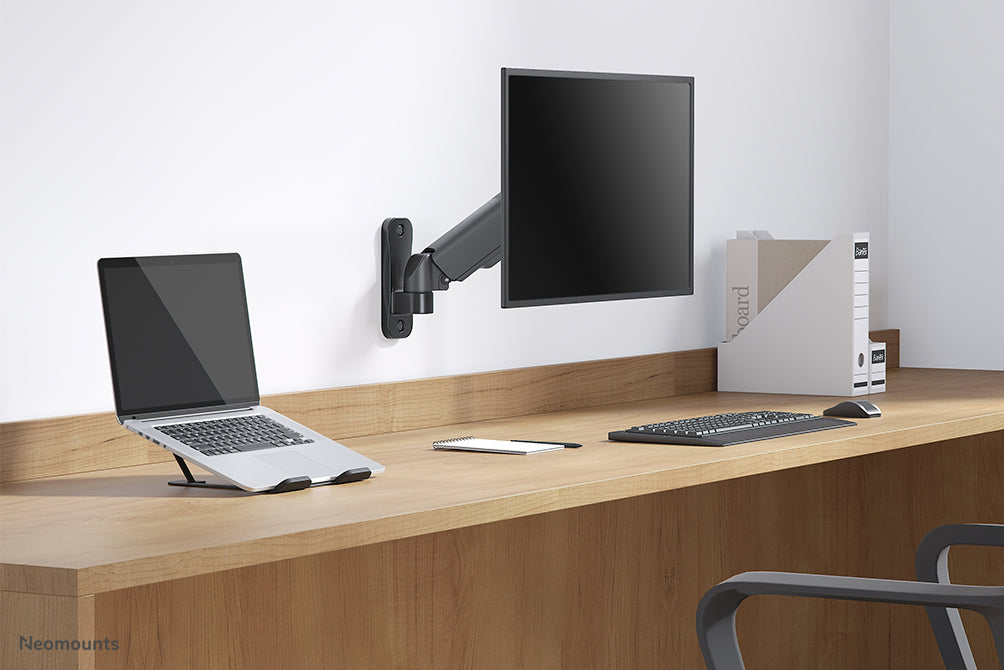 Neomounts WL70-440BL11 full motion wandsteun voor 17-32 inch schermen - Zwart