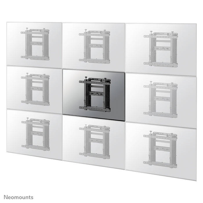 Neomounts WL95-900BL16 push to pop out videowall steun voor 45-75 inch schermen - Zwart
