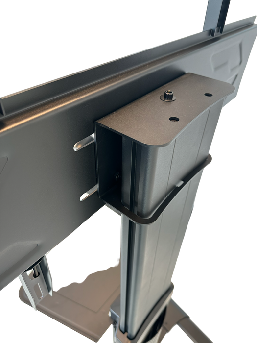 Wolff Mount Verrijdbare TV-standaard tot 70 inch |Universeel |Hoogte verstelbaar |Zwart aluminium |VESA 800x600