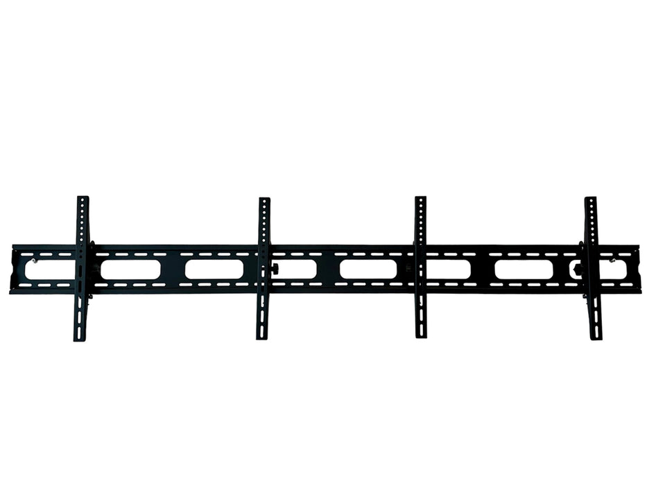 Wolff Mount Dubbele universele TV Muurbeugel |Counter rail |2 schermen |Kantelbaar |2 meter