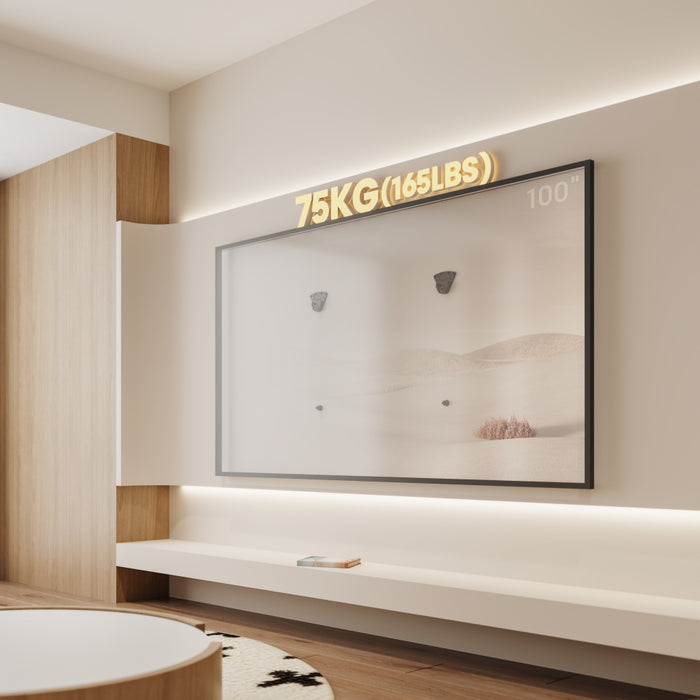 Wolff Mount – Afneembare TV Muurbeugel voor Buiten en Gipsmuren | 32-75 inch | 75 kg | Non-VESA