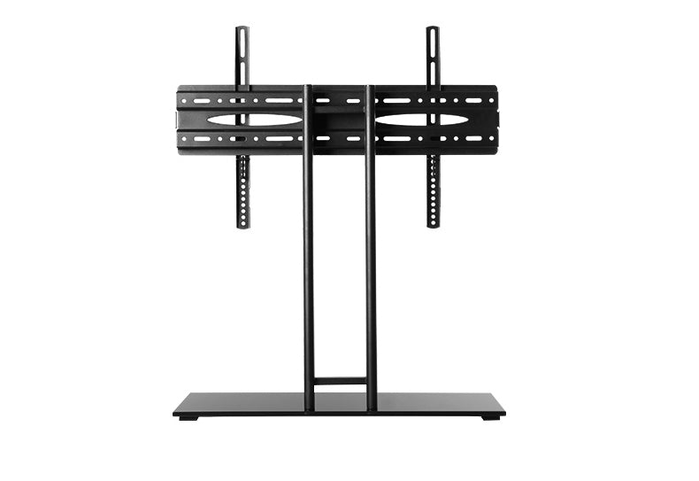 Wolff Mount Vergrendelbare TV voet |Tot 65 inch |Universeel |VESA 600x400 |Zwarte zware glasplaat