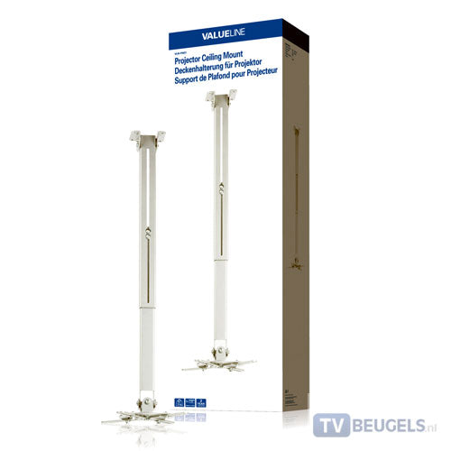 Plafondbeugel voor Beamers en projectoren van maximaal 10 KG