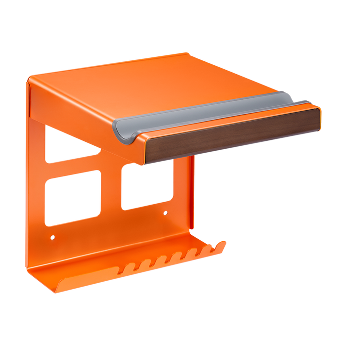 Wolff Mount Metalen Racefiets Muurbeugel Dutch Orange met Opbergplank