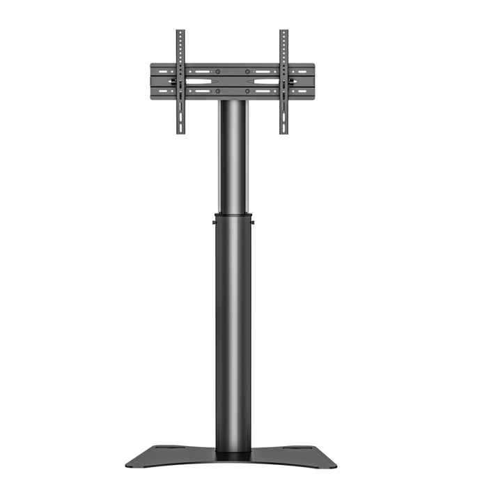 WOLFF MOUNT TV Vloerstandaard Zwart – Universele TV Standaard 32 t/m 70 Inch – In Hoogte Verstelbaar – VESA t/m 800x400 – Max. 50 kg – Vrijstaand